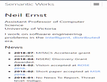 Tablet Screenshot of neilernst.net